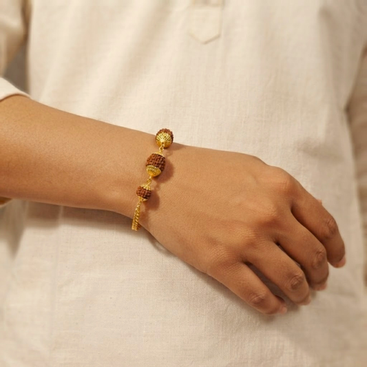 Rudraksha Beads chain Bracelet