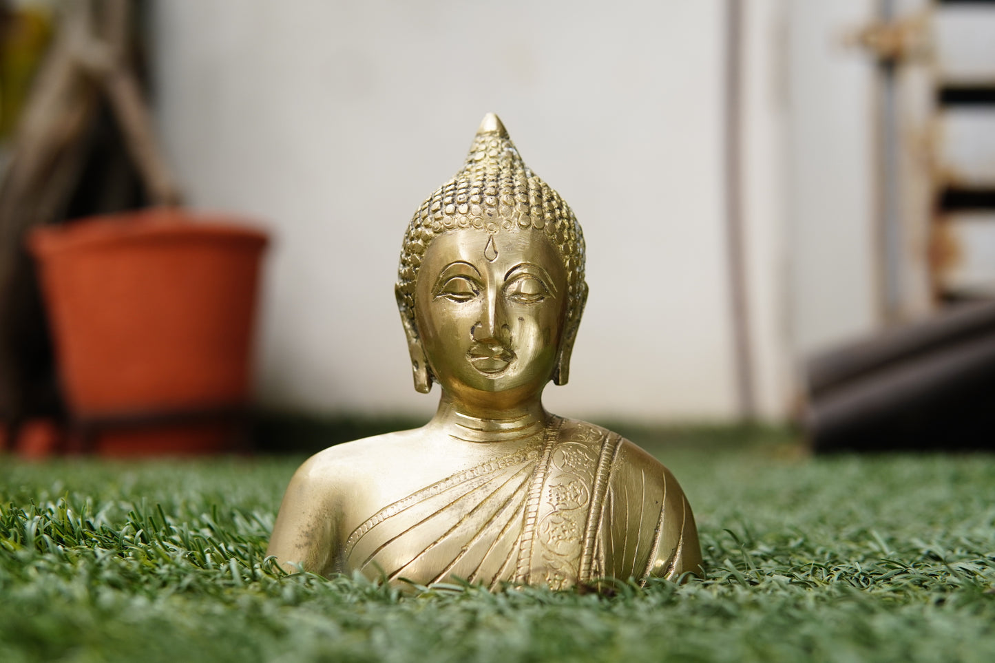 Buddha Brass Bust Idol