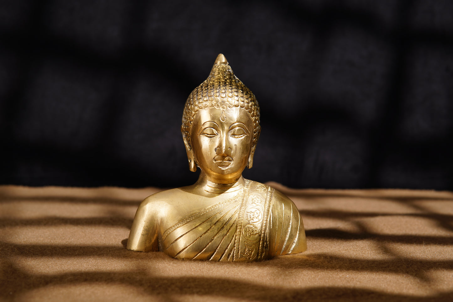 Buddha Brass Bust Idol