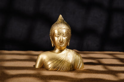 Buddha Brass Bust Idol