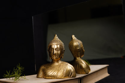 Buddha Brass Bust Idol