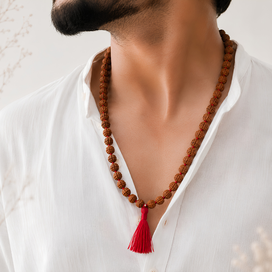 108 Beads 5 Mukhi Rudraksha Jaap Mala