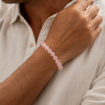 Rose Quartz Stone Bracelet